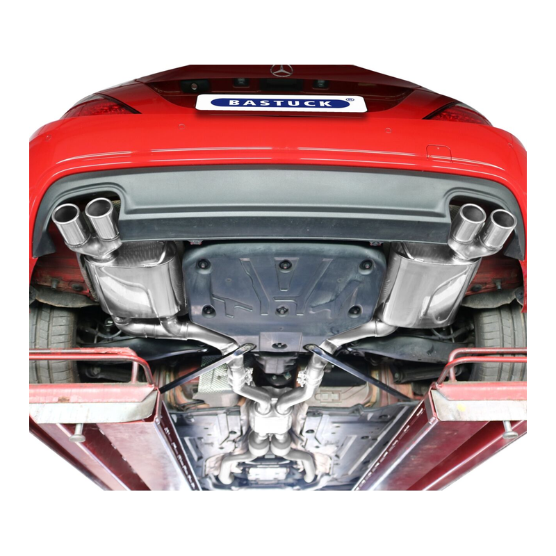 Mercedes Slk - Bastuck Duplex Performance Auspuff Anlage ab Kat - Bild 3