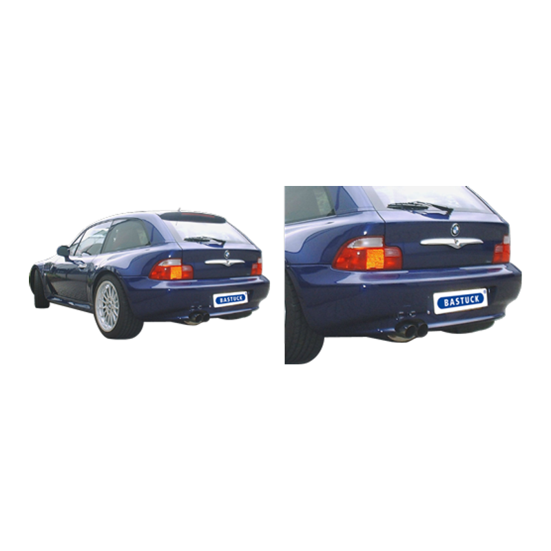 BMW Z3 Coupe - Bastuck Sport Auspuff 2 X Ø 70MM