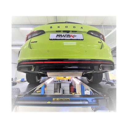 Skoda Octavia RS Iv - Milltek Duplex Auspuffanlage ab OPF