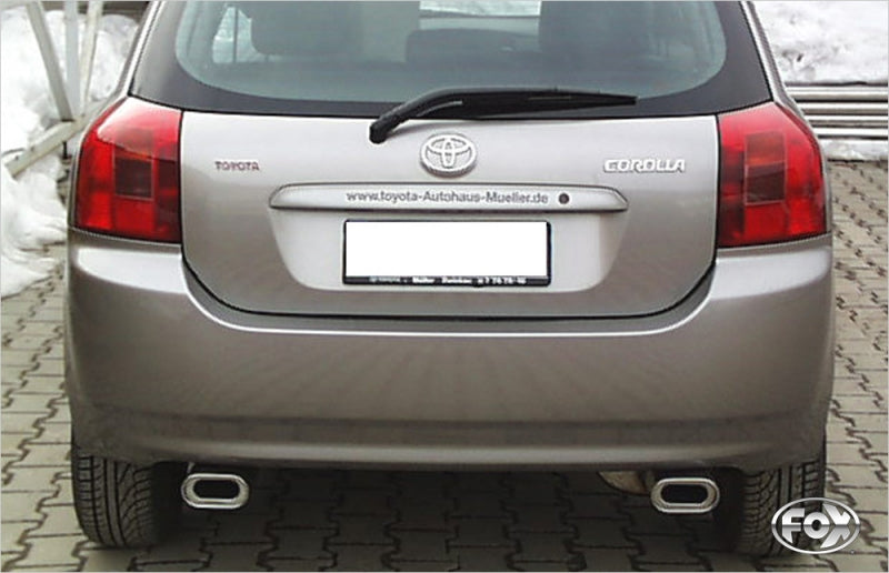 Toyota Corolla E12 - Fox Duplex Performance Auspuff