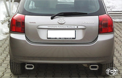 Toyota Corolla E12 - Fox Duplex Performance Auspuff