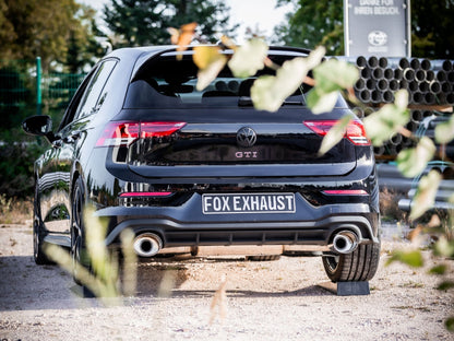 VW Golf 8 GTI Clubsport - Fox Duplex Performance Auspuff Anlage ab OPF Ø 80mm