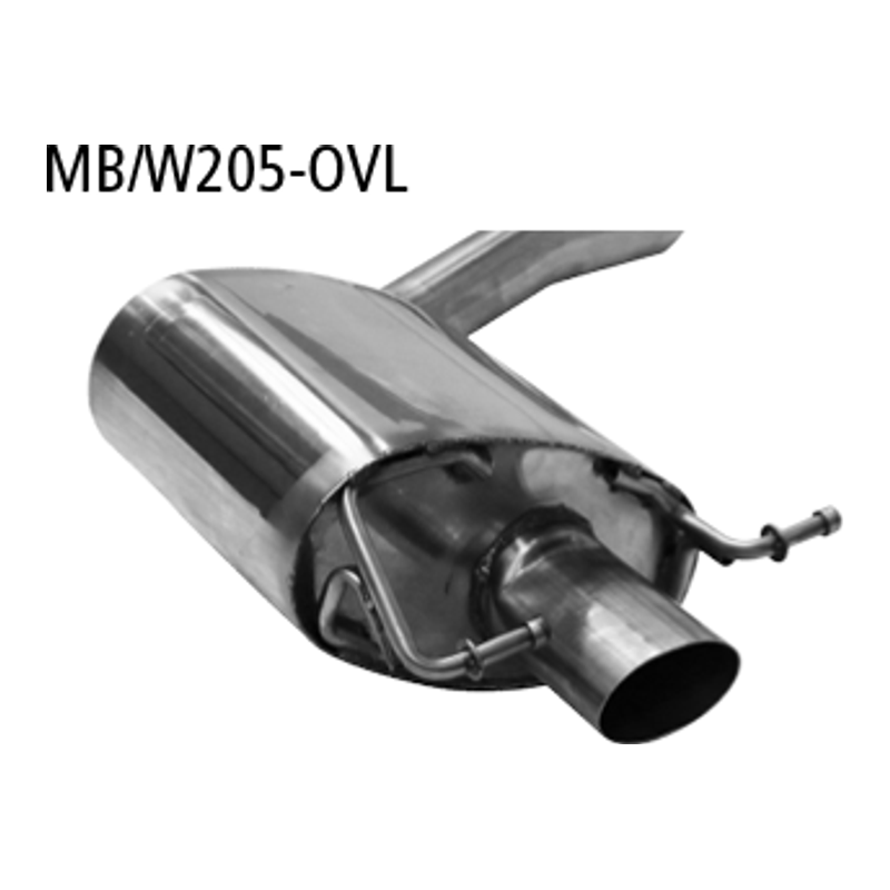 Mercedes C-Klasse - Bastuck Duplex Performance Auspuff Anlage ab OPF V.1 - Bild 3
