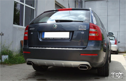 Skoda Octavia 4x4 + Scout - Fox Duplex Performance Auspuff