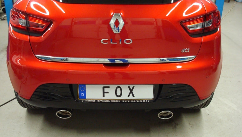Renault Clio 4 - Fox Duplex Performance Auspuff