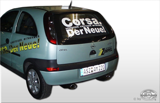 Opel Corsa C - Fox Duplex Performance Auspuff