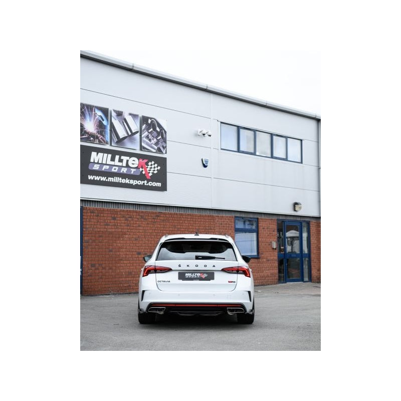 Skoda Octavia RS - Milltek Duplex Auspuffanlage ab OPF