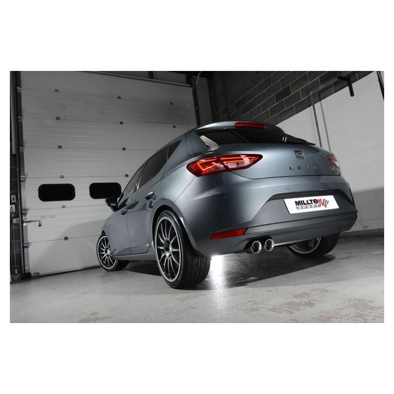 Seat Leon Fr - Milltek Ø 70mm Auspuffanlage ab Kat