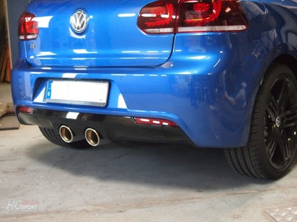 VW Golf 6 R - Bull-X Performance Auspuff Anlage ab Kat