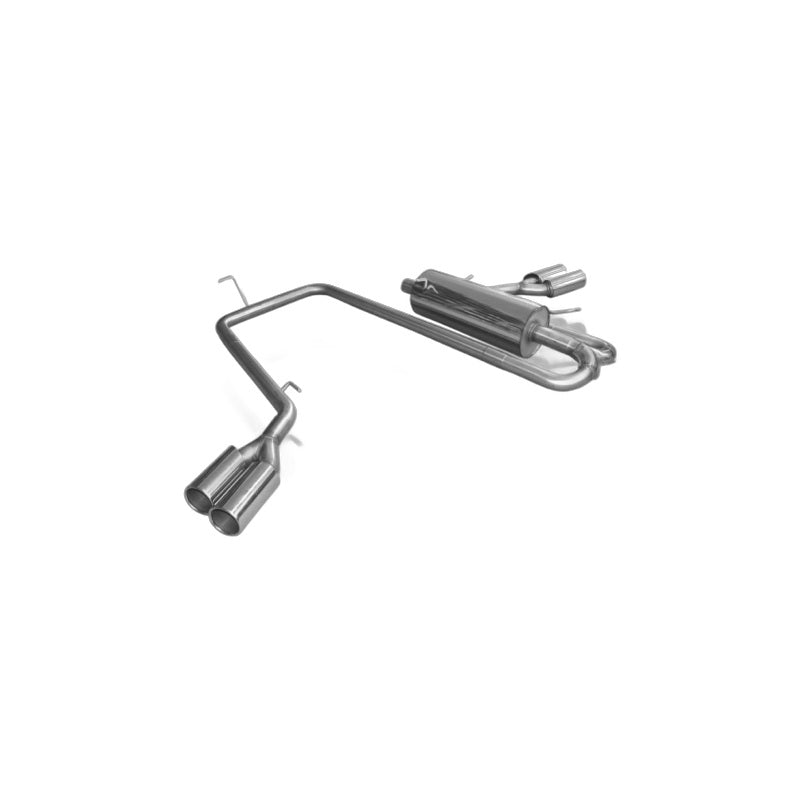 VW Amarok - Fox Halbauspuffanlage ab Kat Sidepipe