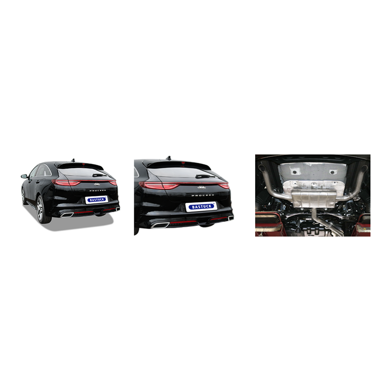 Kia Procee'D GT-Line - Bastuck Duplex Performance Auspuff Anlage ab Kat - Bild 3