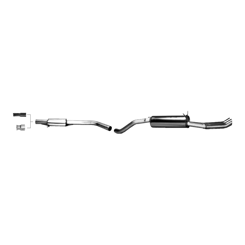 Renault Megane Grandtour 1 - Bastuck Edelstahl Sport Auspuffanlage ab Kat - Bild 1