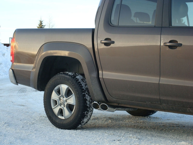 VW Amarok - Fox Halbauspuffanlage ab Kat Sidepipe