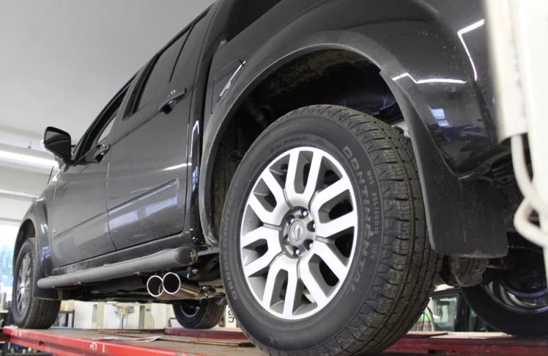 Nissan Navara - Fox Halbauspuffanlage ab Kat Sidepipe