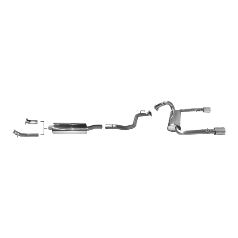 Suzuki Swift - Bastuck Duplex Performance Auspuff Anlage ab Kat - Bild 1