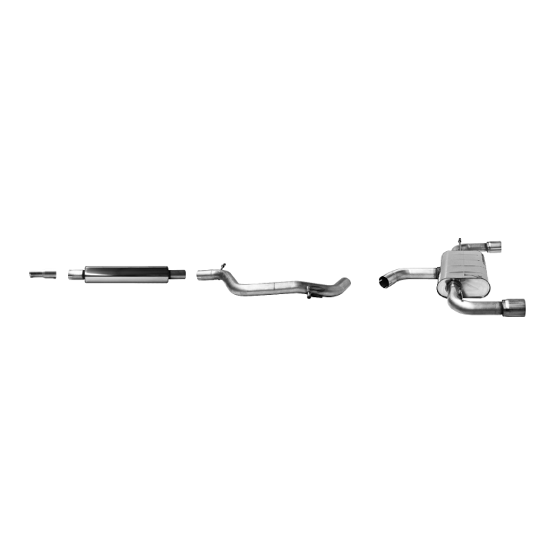 VW Golf 7 - Bastuck Duplex Performance Auspuff Anlage ab Katalysator - Bild 1