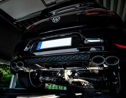 VW Golf 7.5 R - EGO-X ø 76mm Duplex Performance Auspuff Anlage