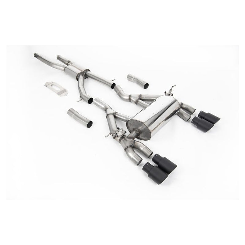 BMW M4 F82 - Milltek Duplex Performance Auspuff Anlage ab OPF Ø 76mm