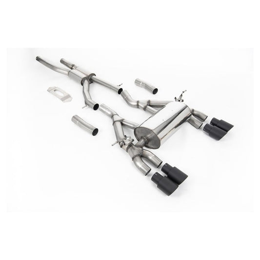 BMW M4 F82 - Milltek Duplex Performance Auspuff Anlage ab OPF Ø 76mm