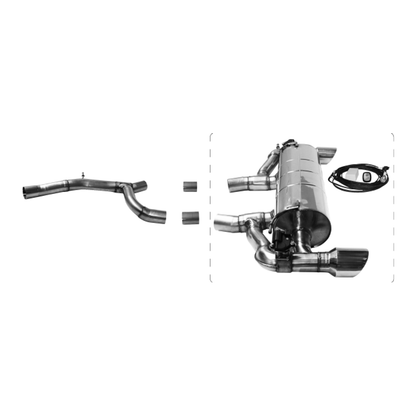 BMW Z4 Sdrive20i - Bastuck Duplex Performance Auspuff - Bild 1