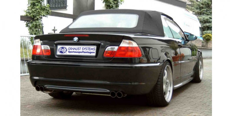 BMW E46 320ci - Fox Duplex Performance Auspuff