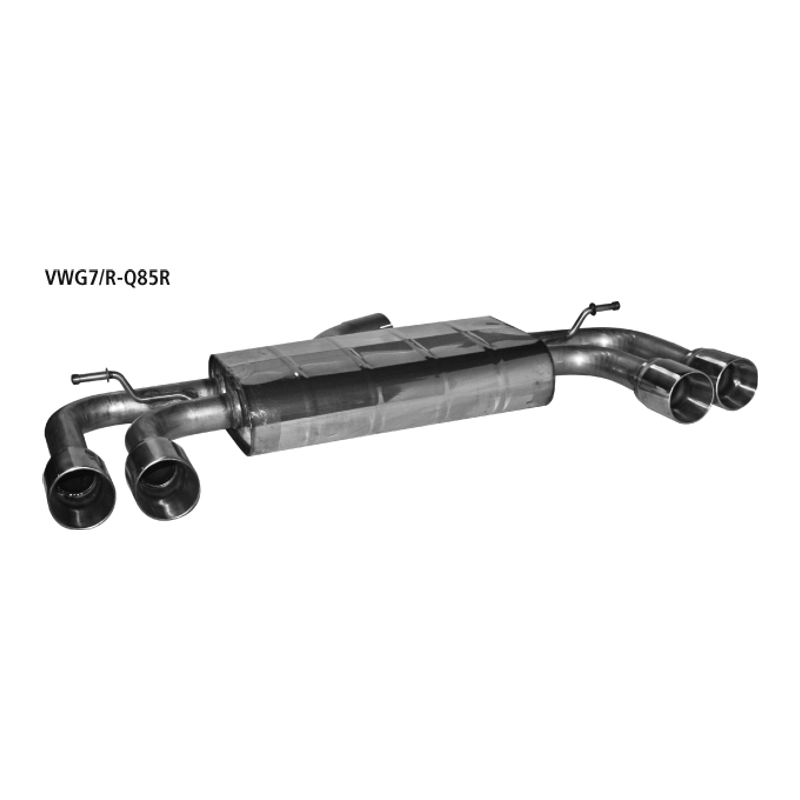VW Golf 7 R - Bastuck Auspuff Anlage ab Katalysator - Bild 2