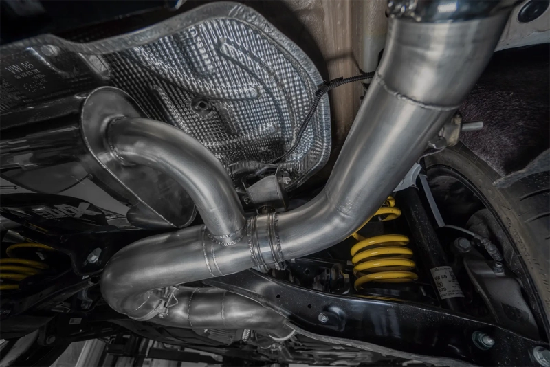 VW Golf 8 R - EGO-X Duplex Performance Auspuff Anlage ab OPF ø 89mm