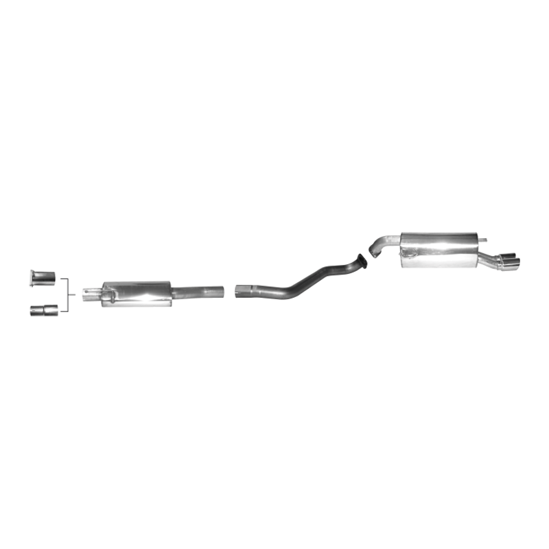 Hyundai I20 - Bastuck Performance Auspuff Anlage ab Kat - Bild 1