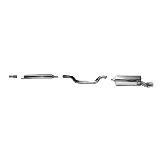 Opel Zafira B - Bastuck Performance Auspuff Anlage ab Katalysator - Bild 1