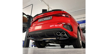 Audi S3 Limousine - Fox Duplex Performance Auspuff Anlage ab OPF Ø 76mm