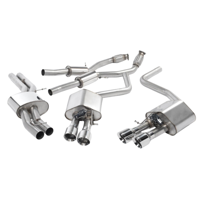 Audi S8 - Milltek Duplex Performance Auspuff Anlage ab Kat