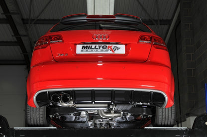 Audi RS3 Sportback - Milltek Duplex Performance Auspuff Anlage ab Kat