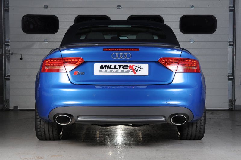 Audi S5 Coupe - Milltek Duplex Performance Auspuff Anlage ab Kat