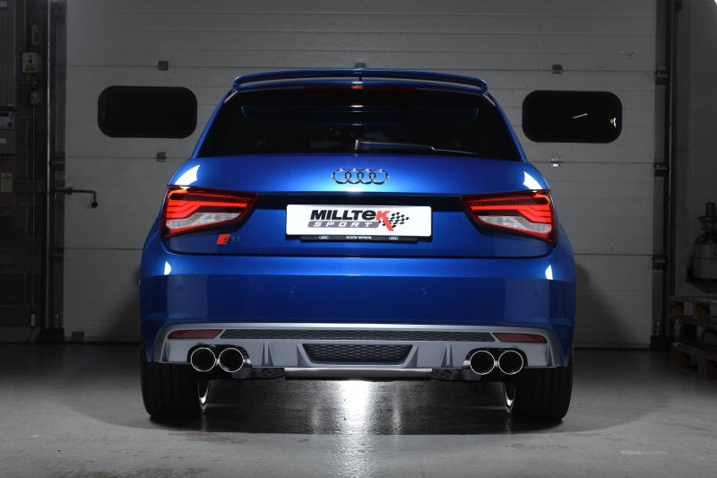 Audi S1 - Milltek Ø 76mm Duplex Performance Auspuff Anlage