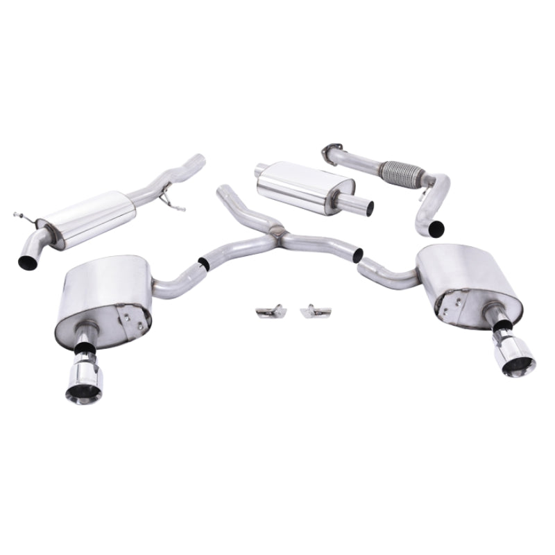 Audi A4 - Milltek Duplex Performance Auspuff ab Katalysator