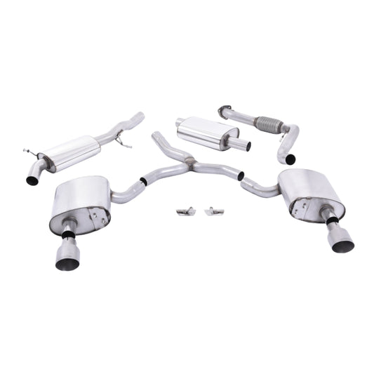 Audi A4 - Milltek Duplex Performance Auspuff ab Katalysator