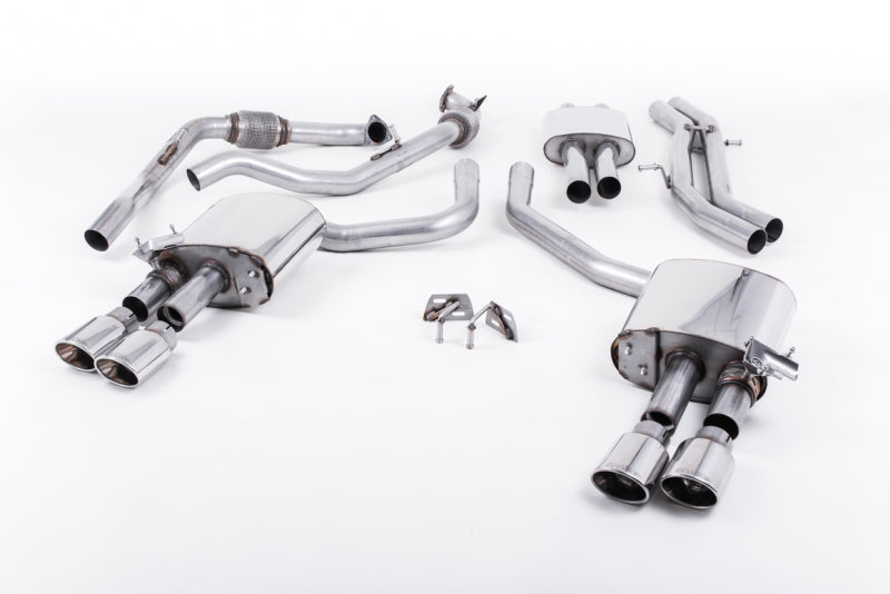 Audi S4 - Milltek Duplex Auspuff Anlage ab Kat SSXAU648