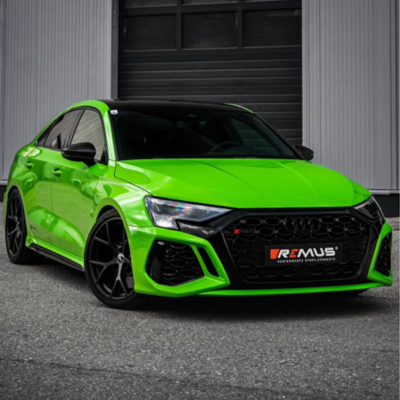 AUDI RS3 Limousine 8YA - REMUS Duplex Performance Auspuff Anlage Ab OPF