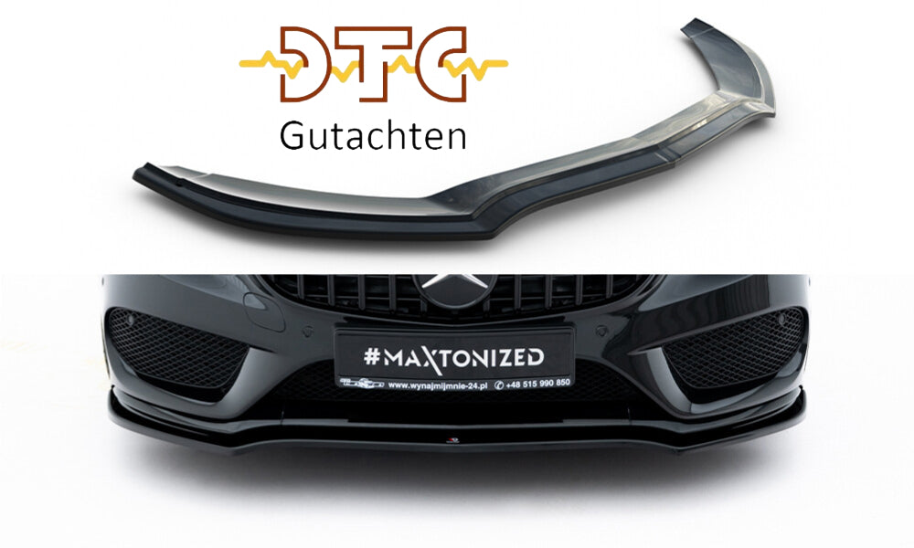 Mercedes C-Klasse AMG-Line - Frontspoiler - Frontlippe V.1