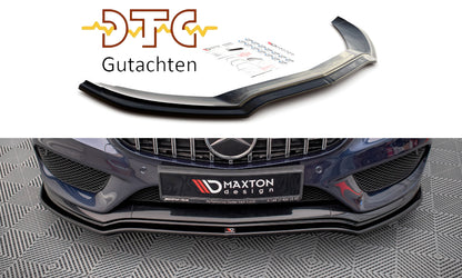 Mercedes C43 / AMG-Line - Frontspoiler - Frontlippe V.1 (DTC)