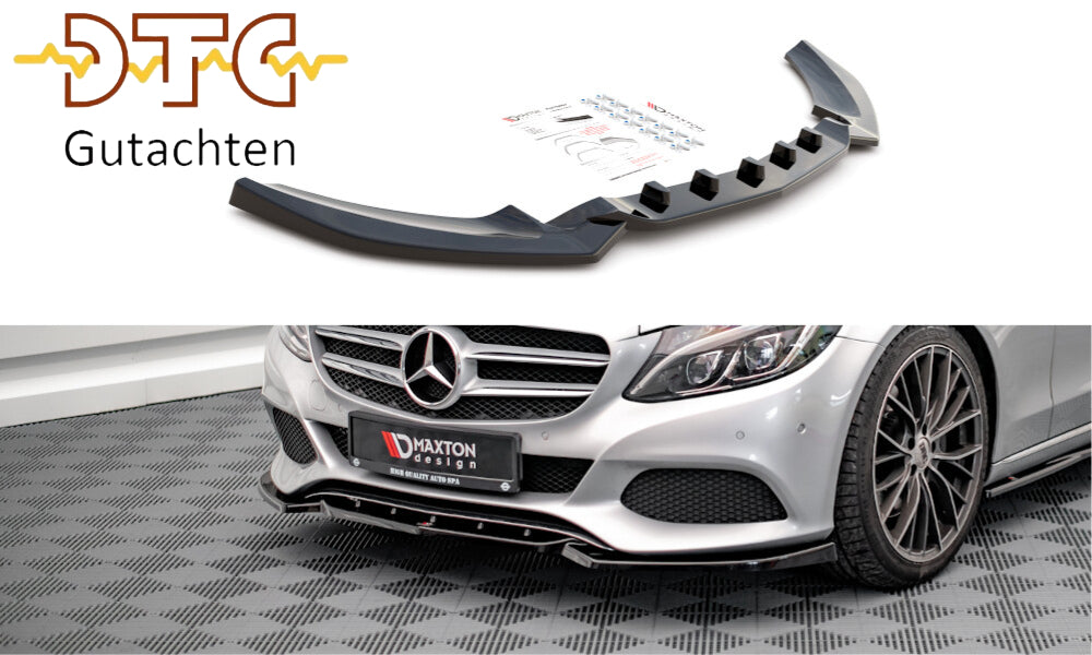 Mercedes C-Klasse - Frontspoiler - Frontlippe (DTC)