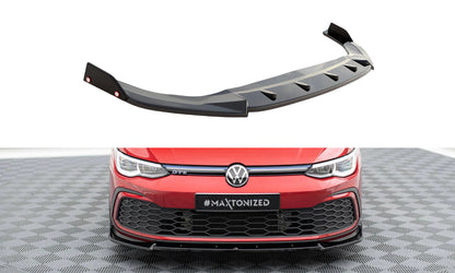 VW Golf 8 - Frontspoiler - Frontlippe V.3 + Flaps