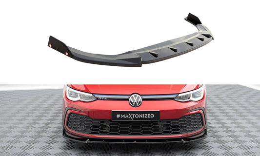 VW Golf 8 - Frontspoiler - Frontlippe V.3 + Flaps