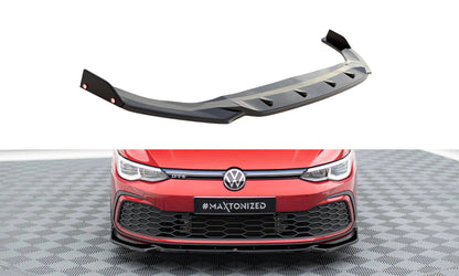 VW Golf 8 - Frontspoiler - Frontlippe V.2 + Flaps