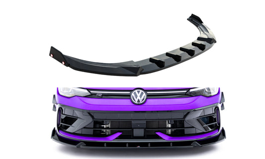 VW Golf 8.5 R - Frontspoiler - Frontlippe V.3 + Flaps