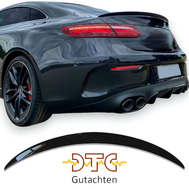 Mercedes E-Klasse Coupé C238 Heckspoiler schwarz glänzend