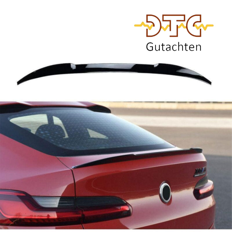 BMW X4 G02 Heckspoiler Glanz Schwarz