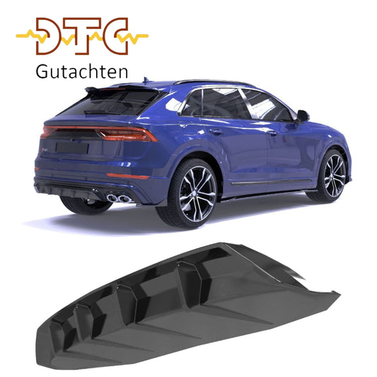 Audi SQ8 - Heck Diffusor Ansatz
