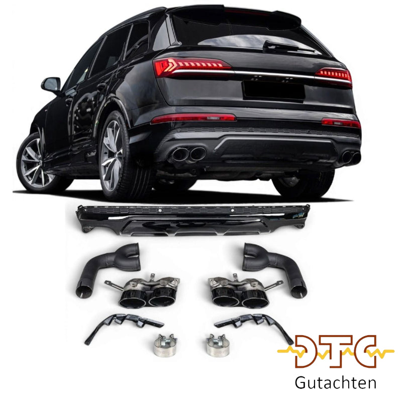 Audi Q7 / SQ7 - Heck Diffusor + Auspuffblenden