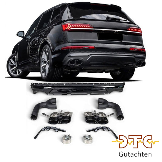 Audi Q7 / SQ7 - Heck Diffusor + Auspuffblenden